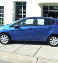 ford fiesta 2011 lt  blue hatchback se gasoline 4 cylinders front wheel drive automatic with overdrive 32401