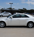 cadillac cts 2008 white sedan gasoline 6 cylinders rear wheel drive automatic 76087