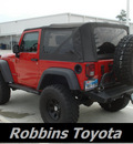 jeep wrangler 2008 red suv rubicon gasoline 6 cylinders 4 wheel drive 6 speed manual 75503