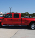 ford f 450 super duty 2008 red lariat diesel 8 cylinders 4 wheel drive automatic 76087