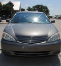 toyota camry 2002 gray sedan le gasoline 4 cylinders front wheel drive automatic with overdrive 76087