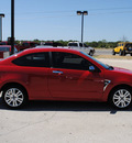 ford focus 2008 red coupe se gasoline 4 cylinders front wheel drive automatic with overdrive 76087
