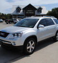 gmc acadia 2009 silver suv slt gasoline 6 cylinders front wheel drive automatic 76087