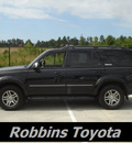 toyota sequoia 2007 black suv limited gasoline 8 cylinders 4 wheel drive automatic 75503