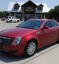 cadillac cts 2010 red sedan gasoline 6 cylinders rear wheel drive automatic 76087