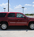 chevrolet tahoe hybrid 2011 red suv hybrid 8 cylinders 2 wheel drive automatic 76087