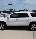 gmc acadia 2011 white suv gasoline 6 cylinders all whee drive automatic 76087