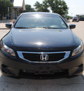 honda accord 2009 black coupe gasoline 4 cylinders front wheel drive automatic 76087