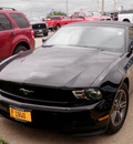 ford mustang 2011 black gasoline 6 cylinders rear wheel drive automatic 61832