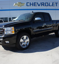 chevrolet silverado 1500 2011 black pickup truck lt flex fuel 8 cylinders 2 wheel drive automatic 76087