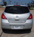 nissan versa 2009 silver hatchback gasoline 4 cylinders front wheel drive automatic with overdrive 76087
