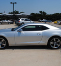 chevrolet camaro 2011 silver coupe lt gasoline 6 cylinders rear wheel drive automatic 76087