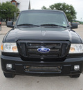 ford ranger 2006 black pickup truck stx gasoline 6 cylinders rear wheel drive 5 speed manual 76087