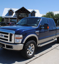 ford f 350 super duty 2008 blue king ranch diesel 8 cylinders 4 wheel drive automatic 76087