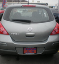 nissan versa 2008 gray hatchback gasoline 4 cylinders front wheel drive automatic with overdrive 13502