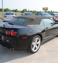 chevrolet camaro convertible 2011 black ss gasoline 8 cylinders rear wheel drive automatic 76087