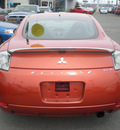 mitsubishi eclipse 2007 orange hatchback gt gasoline 6 cylinders front wheel drive automatic 13502