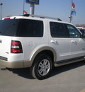 ford explorer 2007 white suv eddie bauer gasoline 6 cylinders 4 wheel drive automatic with overdrive 13502