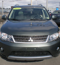 mitsubishi outlander 2009 green suv se gasoline 4 cylinders all whee drive automatic 13502