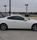 infiniti g37 2008 white coupe gasoline 6 cylinders rear wheel drive automatic 76087