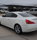 infiniti g37 2008 white coupe gasoline 6 cylinders rear wheel drive automatic 76087