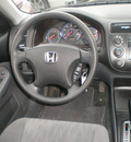 honda civic 2005 gray sedan lx gasoline 4 cylinders front wheel drive automatic 13502