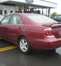 toyota camry 2005 red sedan gasoline 4 cylinders front wheel drive automatic with overdrive 13502