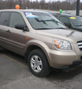 honda pilot 2007 gold suv lx gasoline 6 cylinders all whee drive automatic 13502