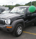 jeep liberty 2004 black suv sport gasoline 6 cylinders 4 wheel drive automatic with overdrive 13502