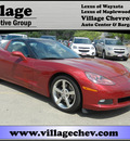 chevrolet corvette 2009 dk  red coupe gasoline 8 cylinders rear wheel drive automatic 55391