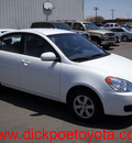 hyundai accent 2010 white sedan gls gasoline 4 cylinders front wheel drive automatic 79925