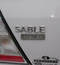 mercury sable 2008 white sedan premier gasoline 6 cylinders front wheel drive automatic 56301