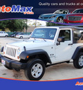 jeep wrangler 2009 white suv x gasoline 4 cylinders 4 wheel drive automatic with overdrive 34474