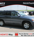 toyota highlander 2006 dk  blue suv fwd gasoline 4 cylinders front wheel drive automatic with overdrive 56001
