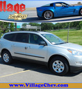chevrolet traverse 2011 silver suv ls gasoline 6 cylinders all whee drive automatic 55391