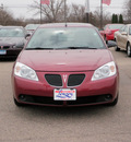 pontiac g6 2008 red sedan gt gasoline 6 cylinders front wheel drive automatic 55318