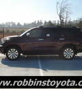 toyota sequoia 2011 dk  red suv platinum gasoline 8 cylinders 2 wheel drive automatic 75503