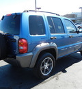 jeep liberty 2003 blue suv freedom edition gasoline 6 cylinders rear wheel drive automatic with overdrive 55420