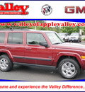jeep commander 2007 red suv rocky mtn 4wd flex fuel 8 cylinders 4 wheel drive automatic 55124