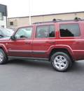 jeep commander 2007 red suv rocky mtn 4wd flex fuel 8 cylinders 4 wheel drive automatic 55124