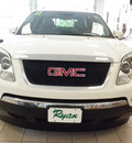 gmc acadia 2011 white suv slt 1 gasoline 6 cylinders all whee drive automatic 55313