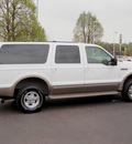 ford excursion 2005 white suv eddie bauer 4wd dvd diesel 8 cylinders 4 wheel drive automatic with overdrive 55124