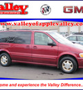 oldsmobile silhouette 2000 red van gls gasoline 6 cylinders front wheel drive automatic 55124