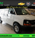 chevrolet express cargo 2011 white van 3500 flex fuel 8 cylinders rear wheel drive 6 speed automatic 55313