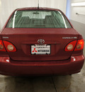 toyota corolla 2005 red sedan le gasoline 4 cylinders front wheel drive automatic 44060