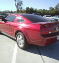 ford mustang 2008 dk  red coupe v6 deluxe gasoline 6 cylinders rear wheel drive automatic 75503