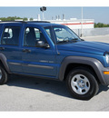 jeep liberty 2003 blue suv sport gasoline 6 cylinders rear wheel drive automatic 77388