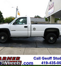 chevrolet silverado 2500hd 2004 white pickup truck 4x4 long bed gasoline 8 cylinders 4 wheel drive automatic 45840