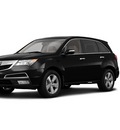 acura mdx 2011 black suv gasoline 6 cylinders all whee drive shiftable automatic 55420