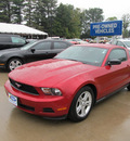 ford mustang 2010 red coupe gasoline 6 cylinders rear wheel drive automatic with overdrive 13502